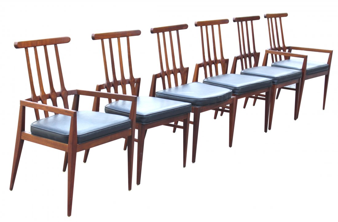 Set 6 Superb FOSTER McDAVID MID CENTURY DINING CHAIRS (1 of 4)