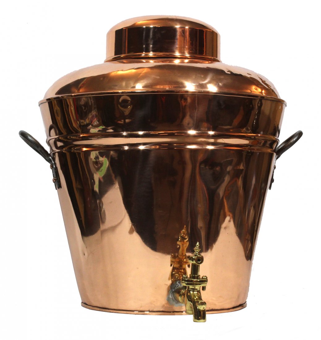 POLISHED COPPER WATER VESSEL DISPENSER (1 of 5)