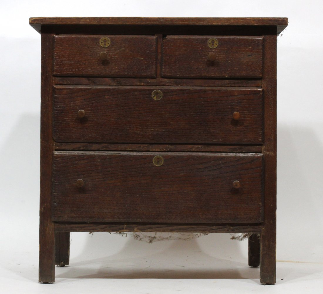 Circa 1900 Oak Child's Doll Dresser (1 of 4)