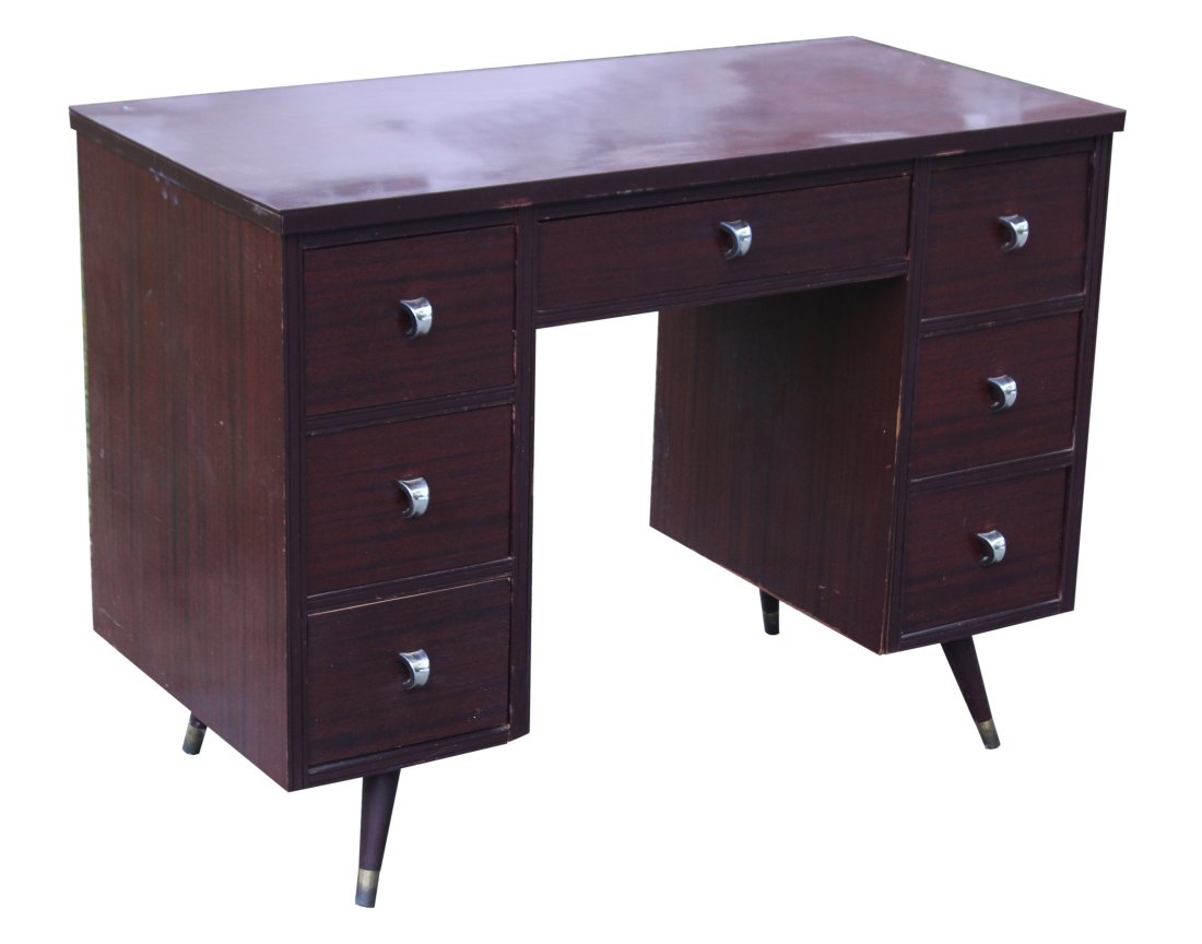 George Nelson Style Knee Hole Desk (1 of 2)
