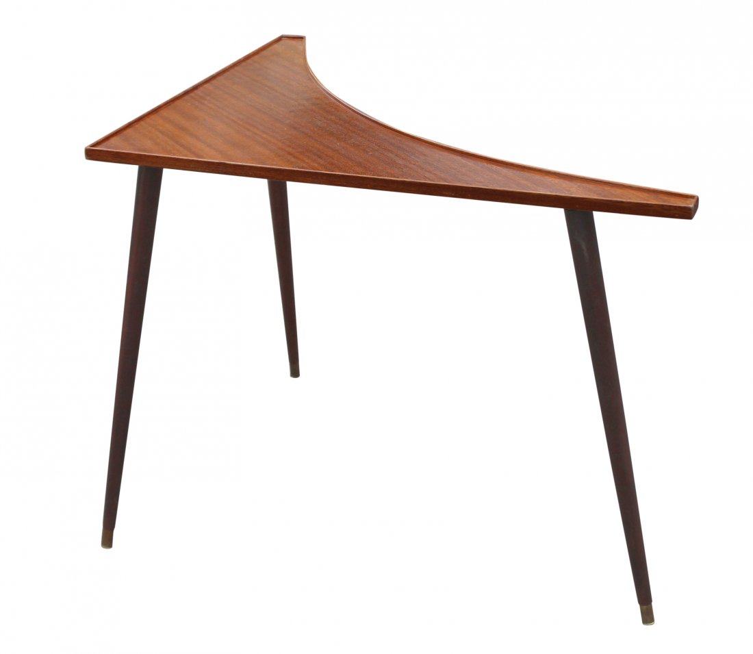 Eames Era Mid Century Modern Corner Table (1 of 4)