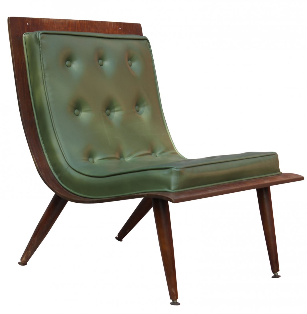 Carter Brothers Scoop Chair Olive Green Mid Century Mod Nov 26, 2017