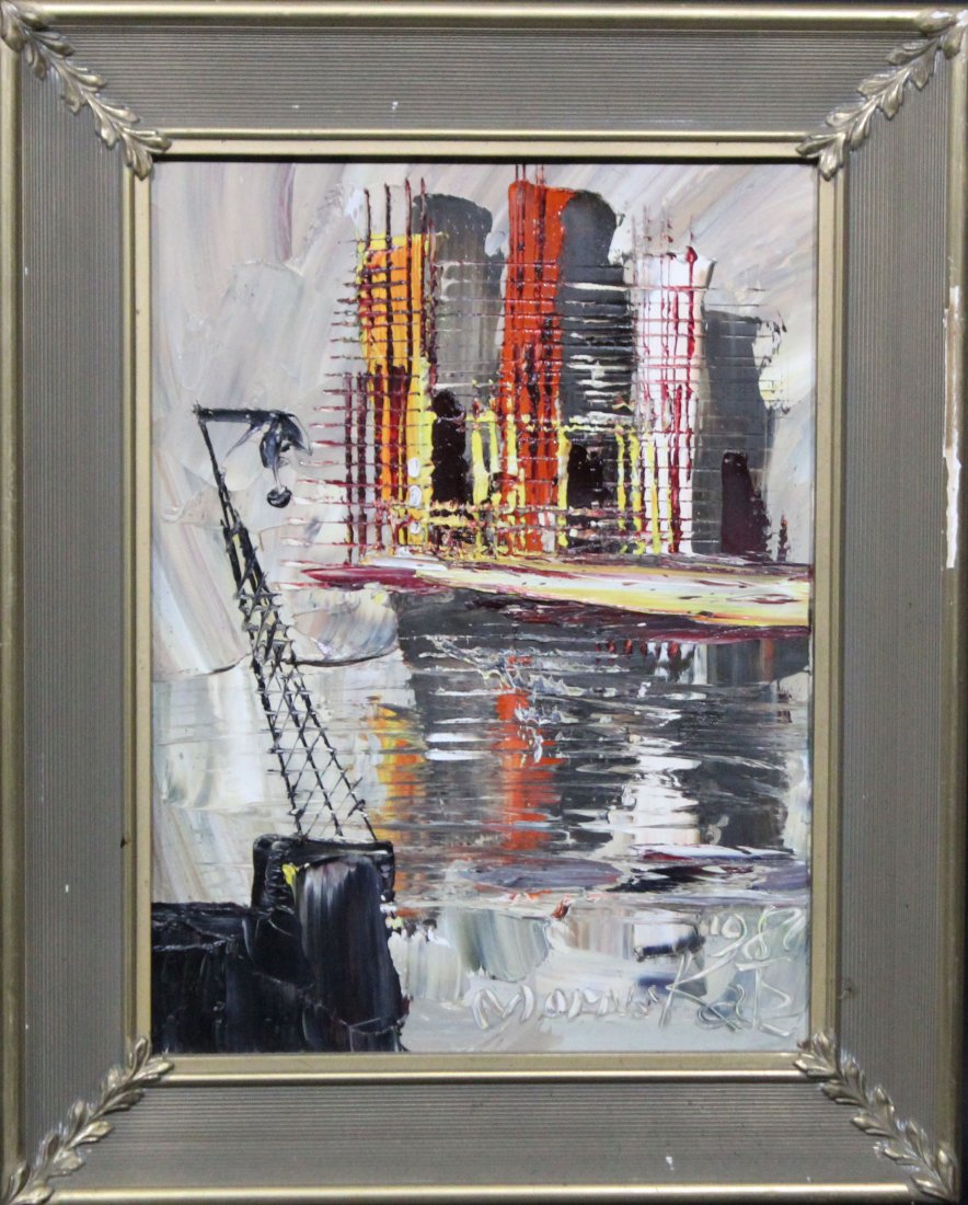 Morris Katz 1981 NYC construction: Morris Katz 1981 NYC construction Size: 16 x 12