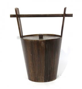 ANRI FORM Teak Ice Bucket: ANRI FORM Teak Ice BucketSize: 16 x 14 inches