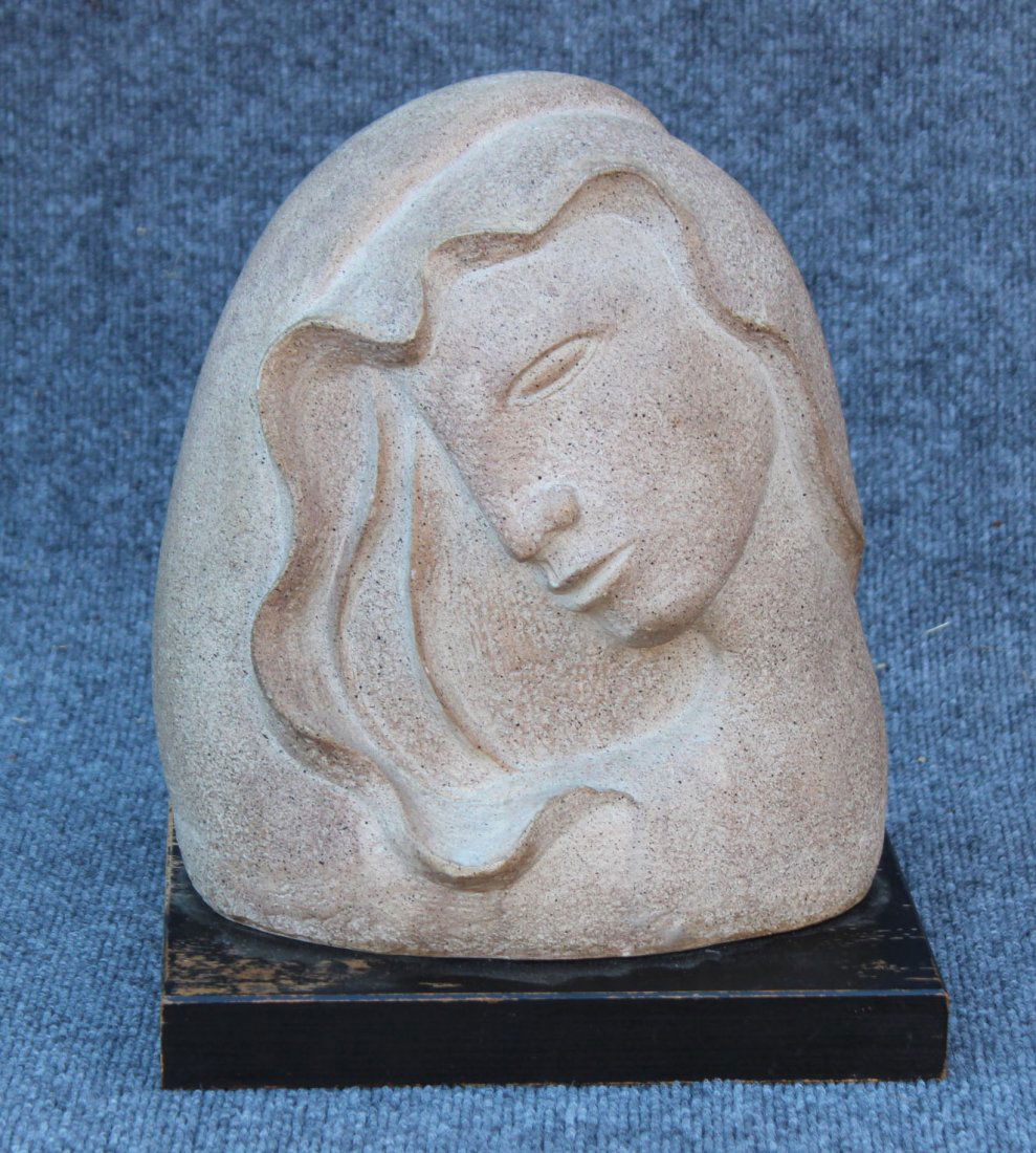 Bellardo Austin Prod 1980 Double Head Scultpure (1 of 3)