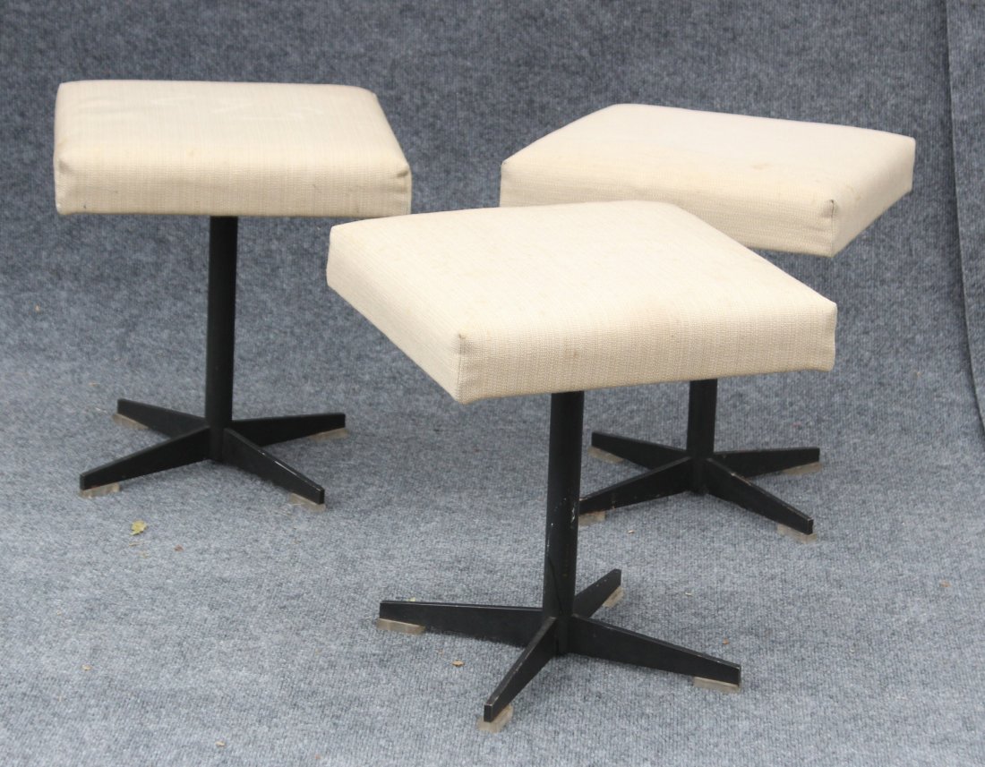 3 MID CENTURY MODERN STYLISH FOOTSTOOLS (1 of 3)