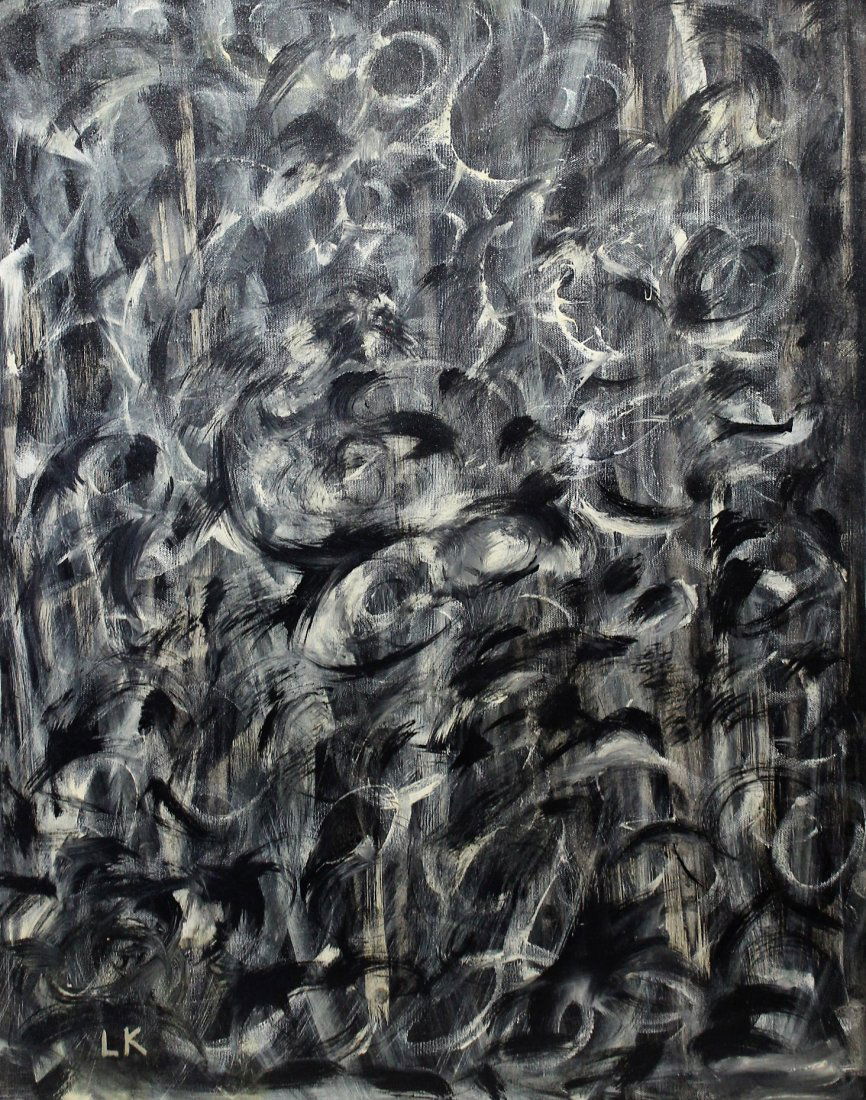 LEE KRASNER Wife of Jackson Pollock, style of, ABSTRACT (1 of 4)