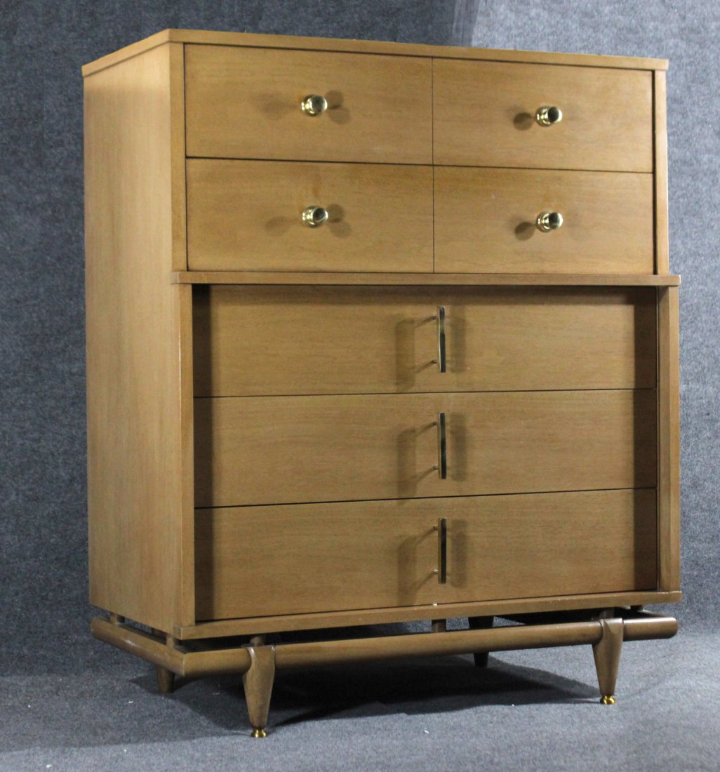 KENT COFFEY Mid Century Modern TALL GENTS CHEST (1 of 5)