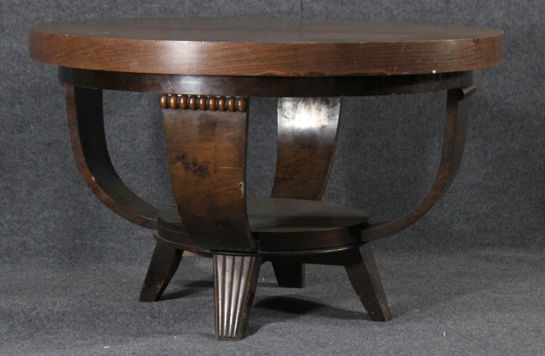GANDDAL MOBLER Round Mid Century Coffee Table (1 of 5)