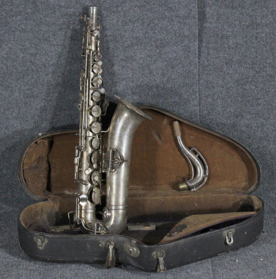 Wwi Vintage 1900 King Hn White Saxophone Low Pitch
