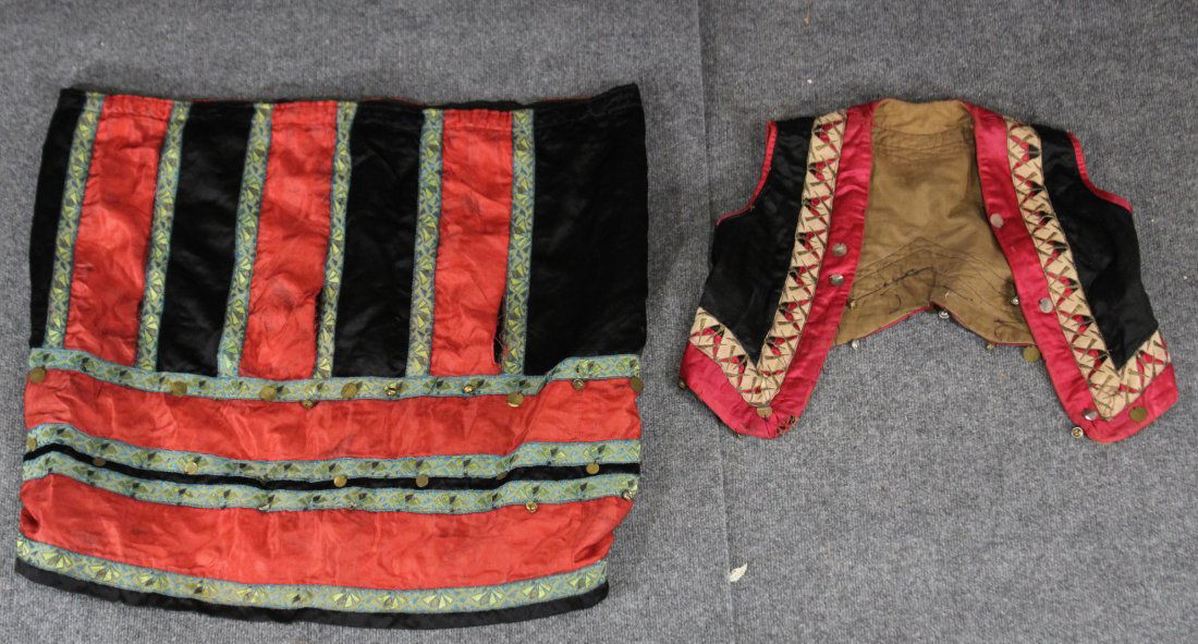 vintage clothing, kilt or dress with jacket vest (1 of 1)