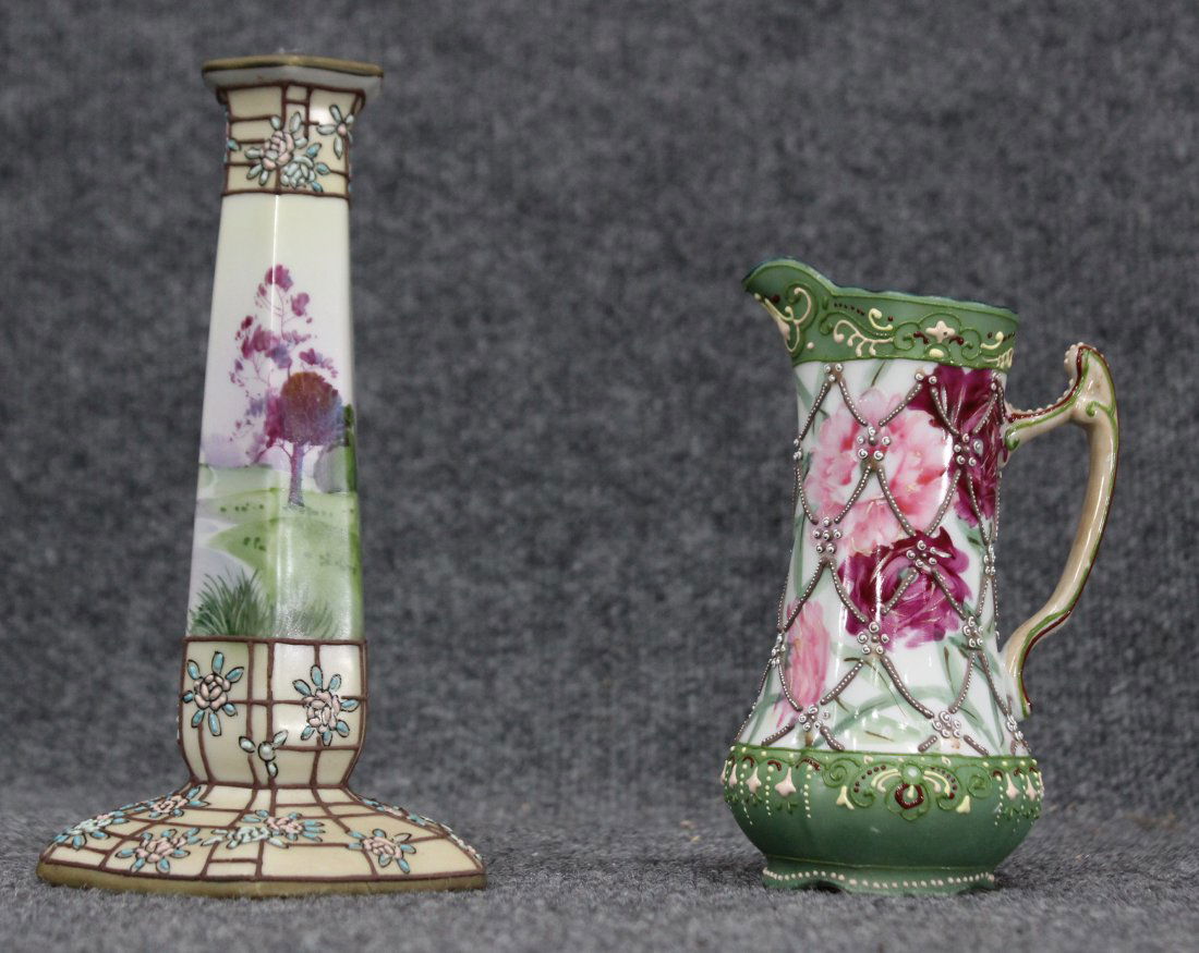 MORIAGE Nippon candle stick and ewer (1 of 4)