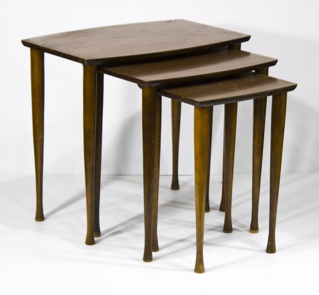 Mid Century Modern NEST OF THREE TABLES Danish Modern (1 of 4)