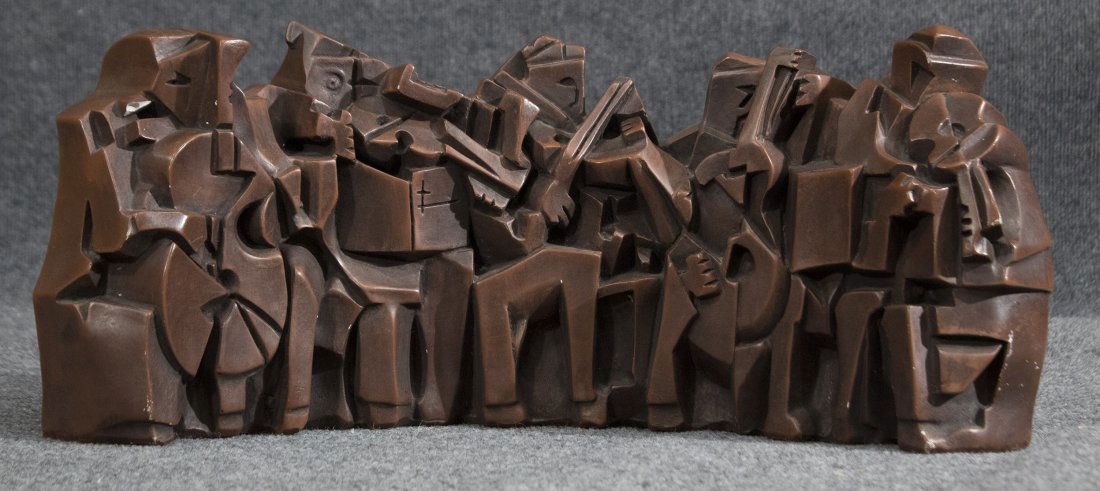 austin prods cubist sculpture Musicians Orchestra band (1 of 5)