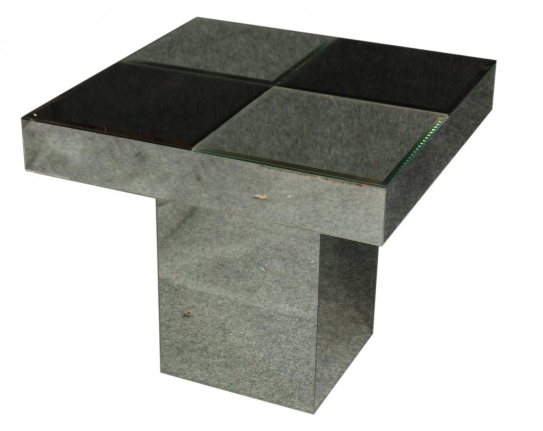 Mid Century Design SQUARED MIRROR OCCASIONAL STAND (1 of 4)