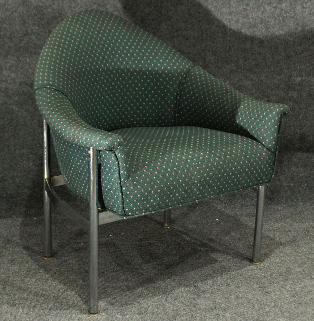 Erik Jorgensen attributed Tubular Chrome Lounge Chair (1 of 3)