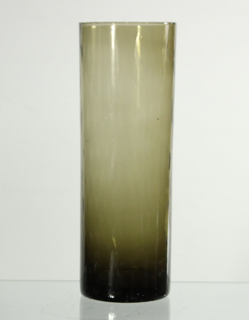 Mid Century Italian Glass Tall Cylindrical Vase Apr 01 2018