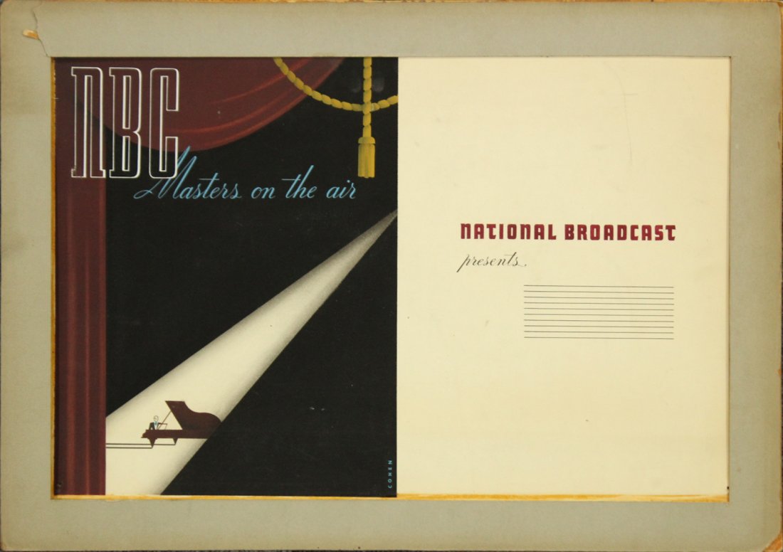 NBC MASTERS ON THE AIR Original Illustration Art (1 of 5)