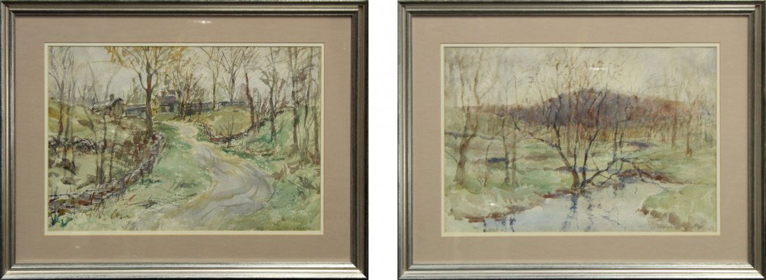 FRANK ZELL HEUSTON [2] Watercolor FINE LANDSCAPES (1 of 8)
