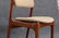 PAIR HANS WEGNER STYLE DANISH TEAK SIDE CHAIRS - 3