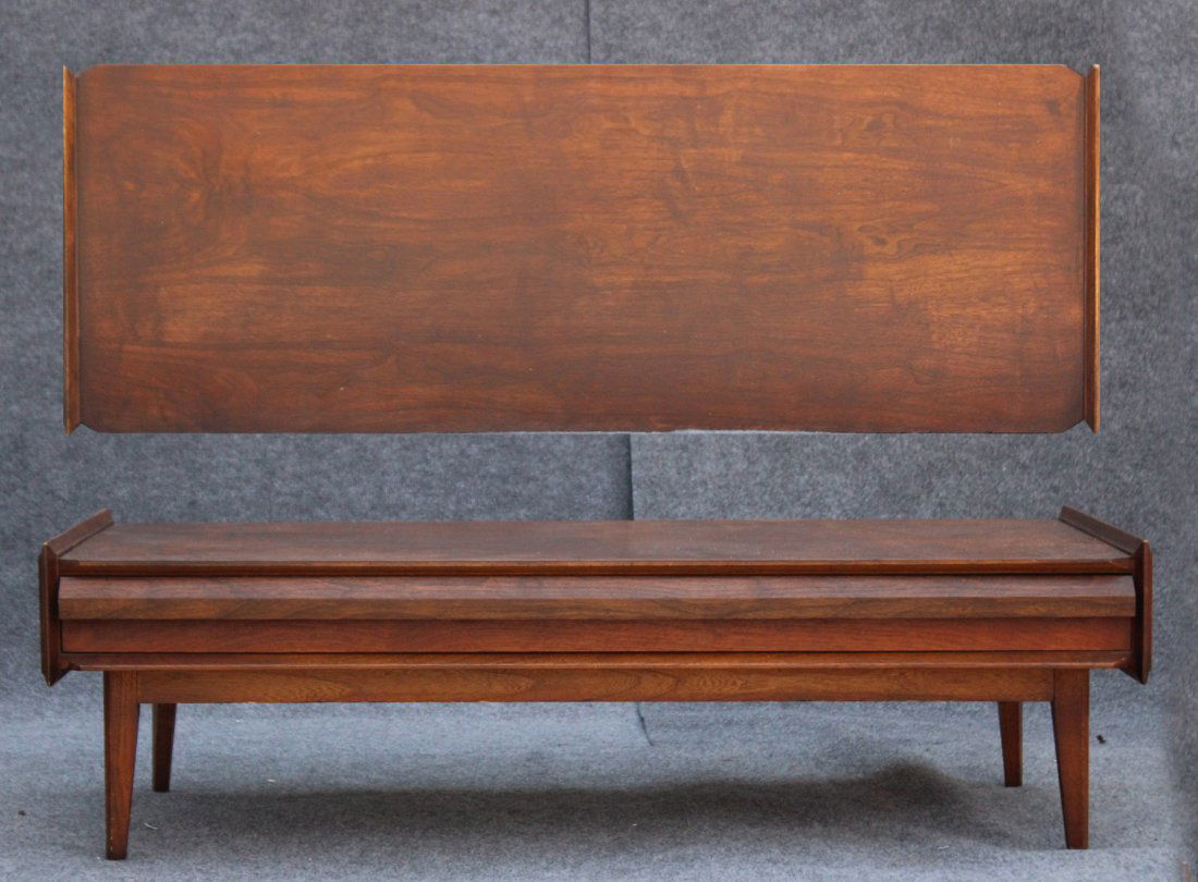 LANE Mid-century Modern Teak RECTANGULAR COFFEE TABLE (1 of 7)