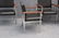 SET 4 MID CENTURY KNOLL CHROME AND BLACK ARM CHAIRS - 5