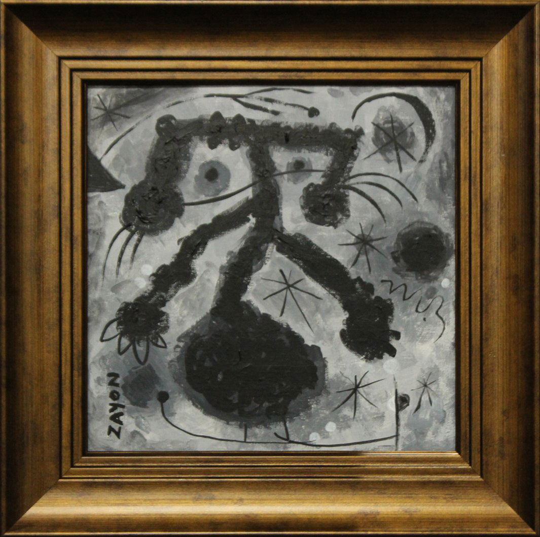 SEYMOUR ZAYON Mid Century Modern ABSTRACT FIGURE (1 of 3)