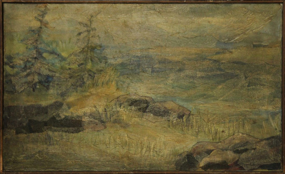 Helen St Clair  (born 1931) Oil IMPRESSIONISM LANDSCAPE (1 of 4)