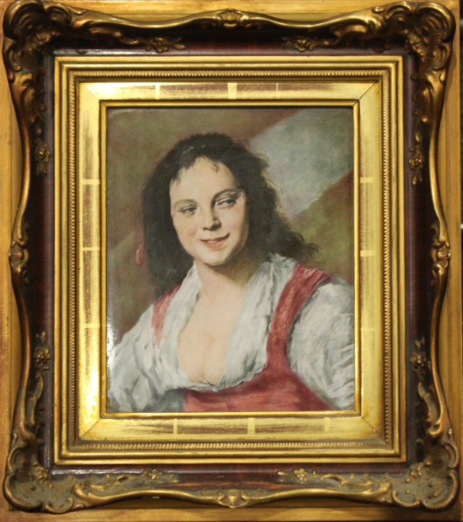 ROSENTHAL PORCELAIN PLAQUE After HANS HALS, Framed (1 of 4)