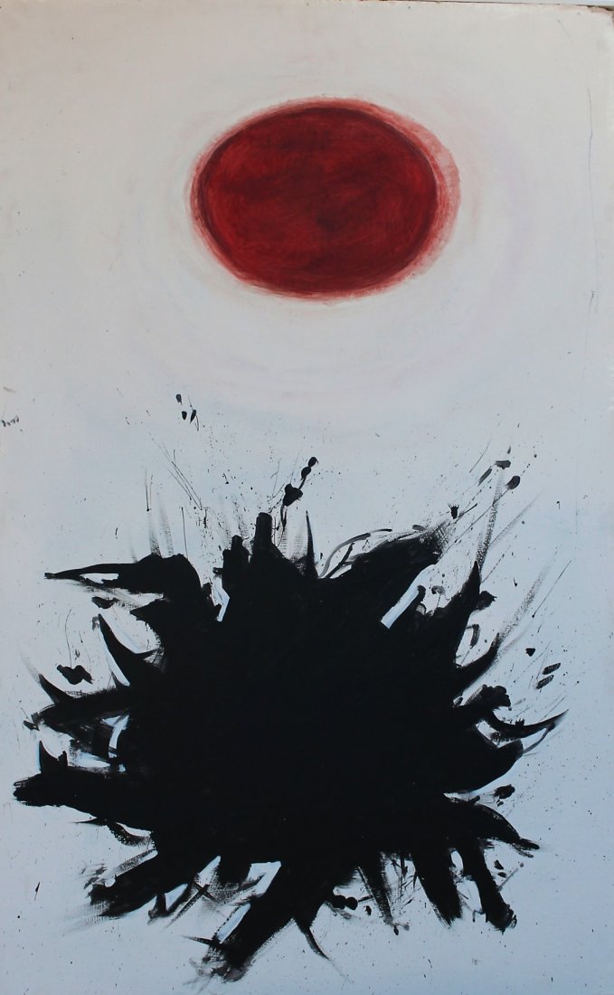 Adolph Gottlieb  (1903 - 1974) attributed ABSTRACT OIL (1 of 3)