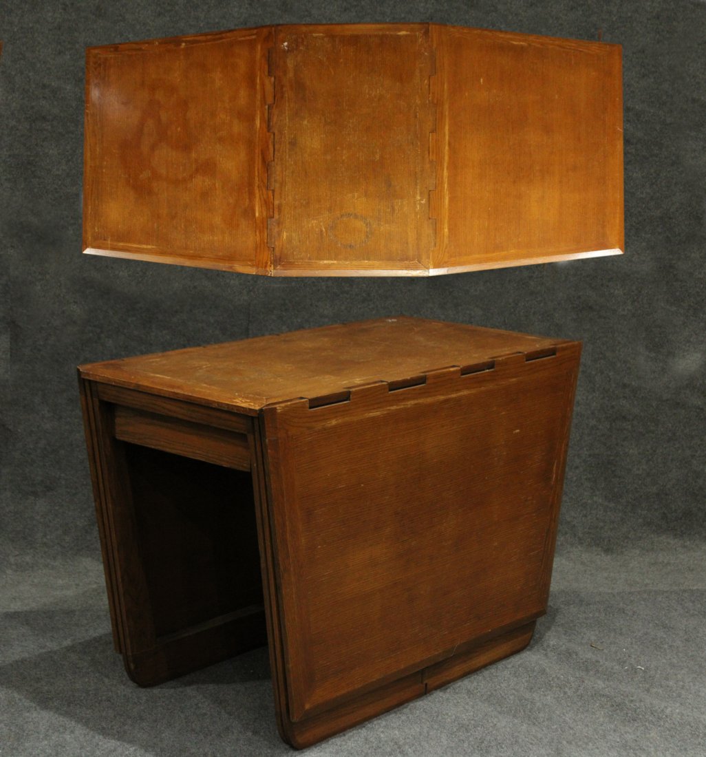 Mid-Century Scandinavian Design Drop Leaf Dining Table (1 of 9)