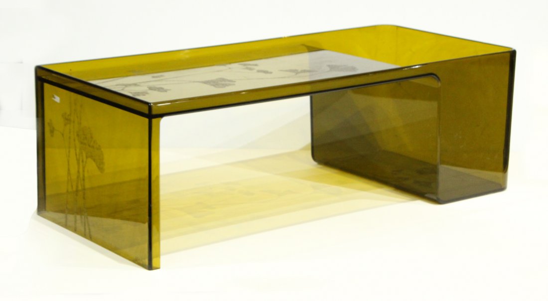 Kartell Molded Plastic Coffee Table Magazine Holder (1 of 5)