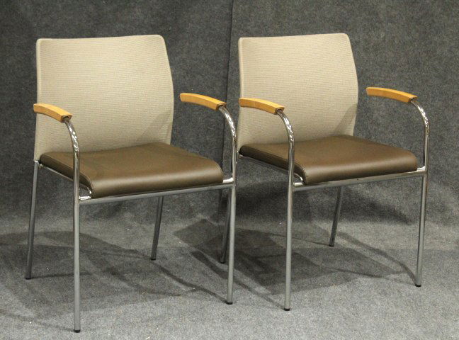 Keilhauer Mid-Century Style Pair Arm Chairs (1 of 5)