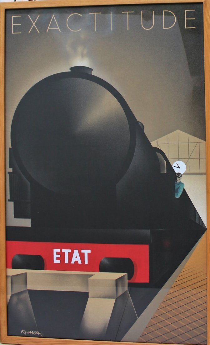 Exactitude Etat Fix-Masseauli 1932 Train Poster [Later] (1 of 5)