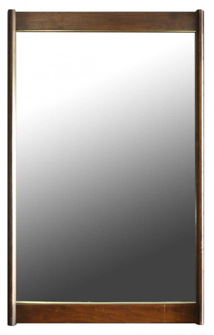 Mid-Century Modern Hanging Wall Mirror (1 of 4)