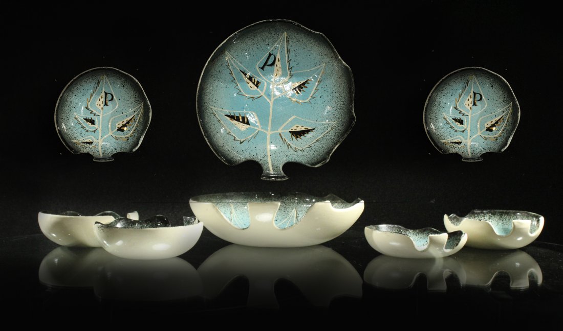 Bautum Roost, Hyde Park NY, 5-pc. Mid Century Bowl Set (1 of 4)