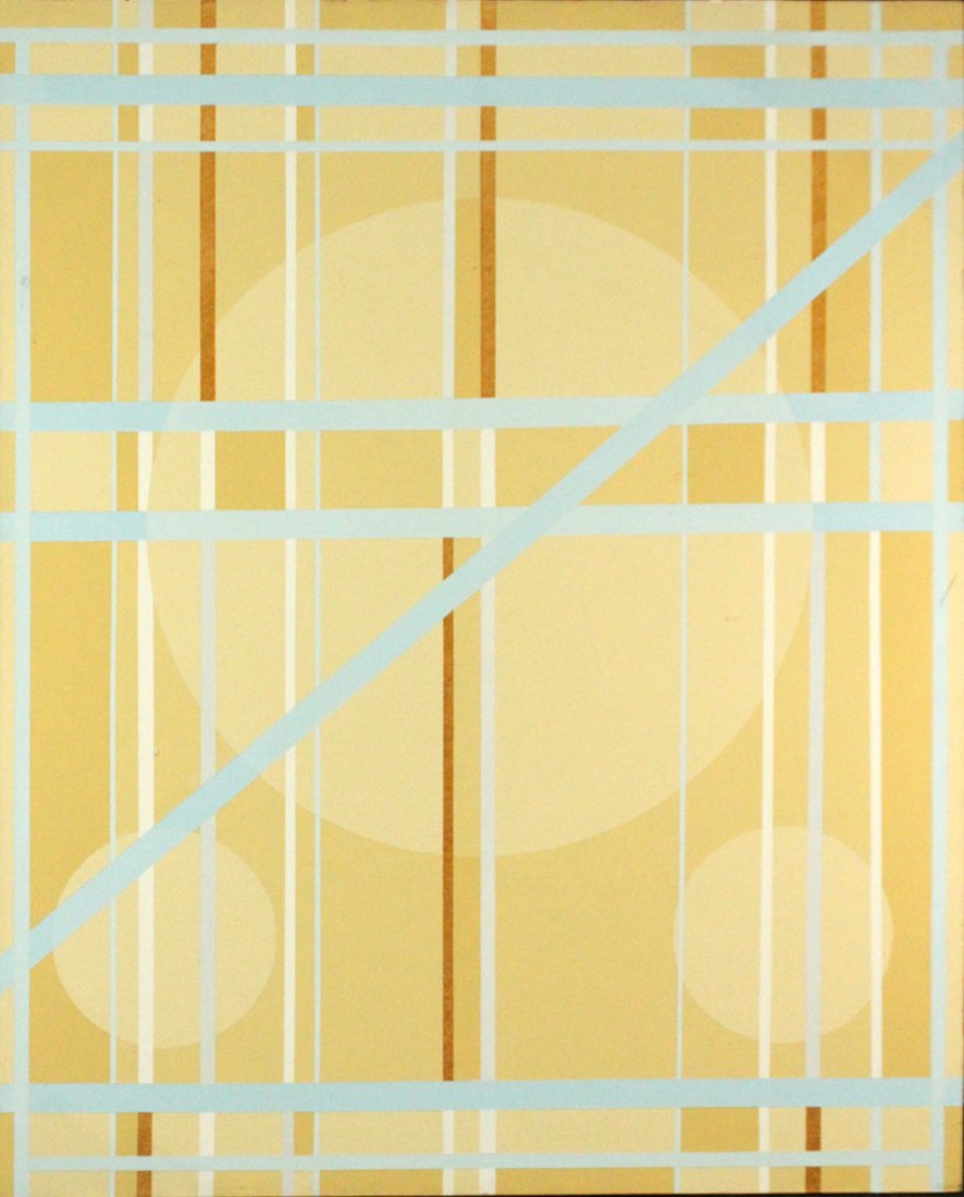 NICEA, Large Modernism Geometric Abstract Oil on Canvas (1 of 4)