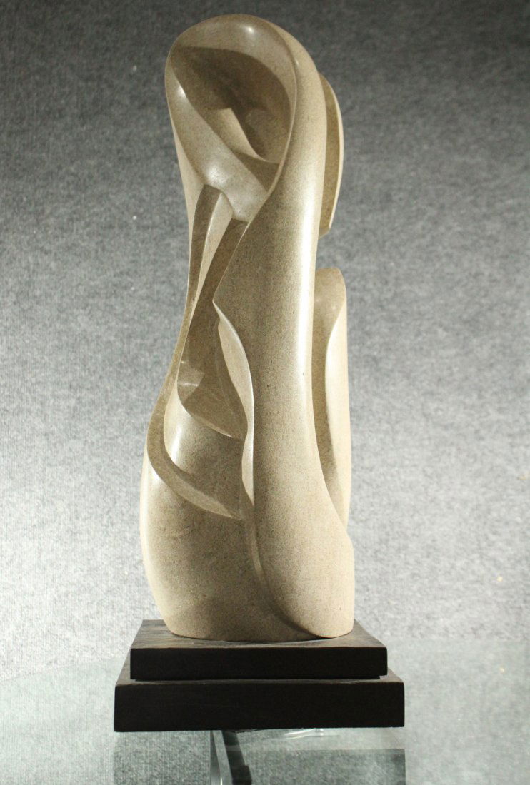 Fabulous 20th C. Marble Sculpture on Turntable Base (1 of 4)