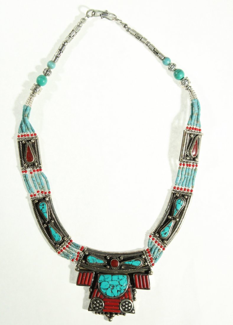 .925 STERLING Native American necklace (1 of 5)