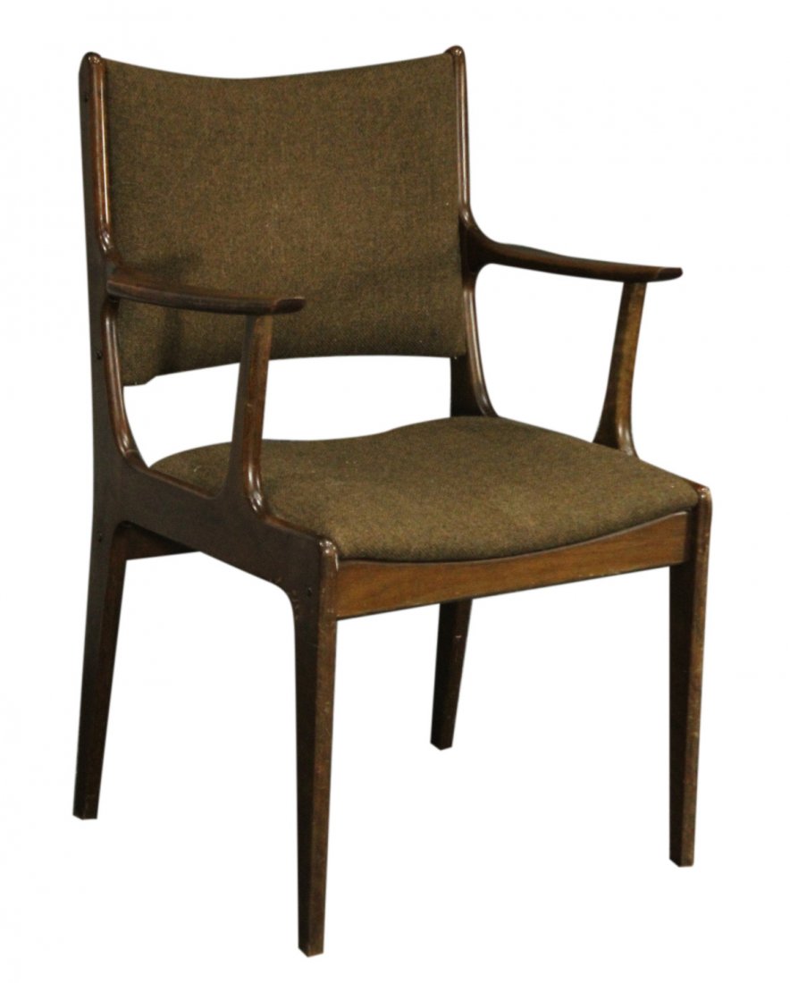 HANS WEGNER Style Mid-Century Modern Teak Arm Chair (1 of 6)