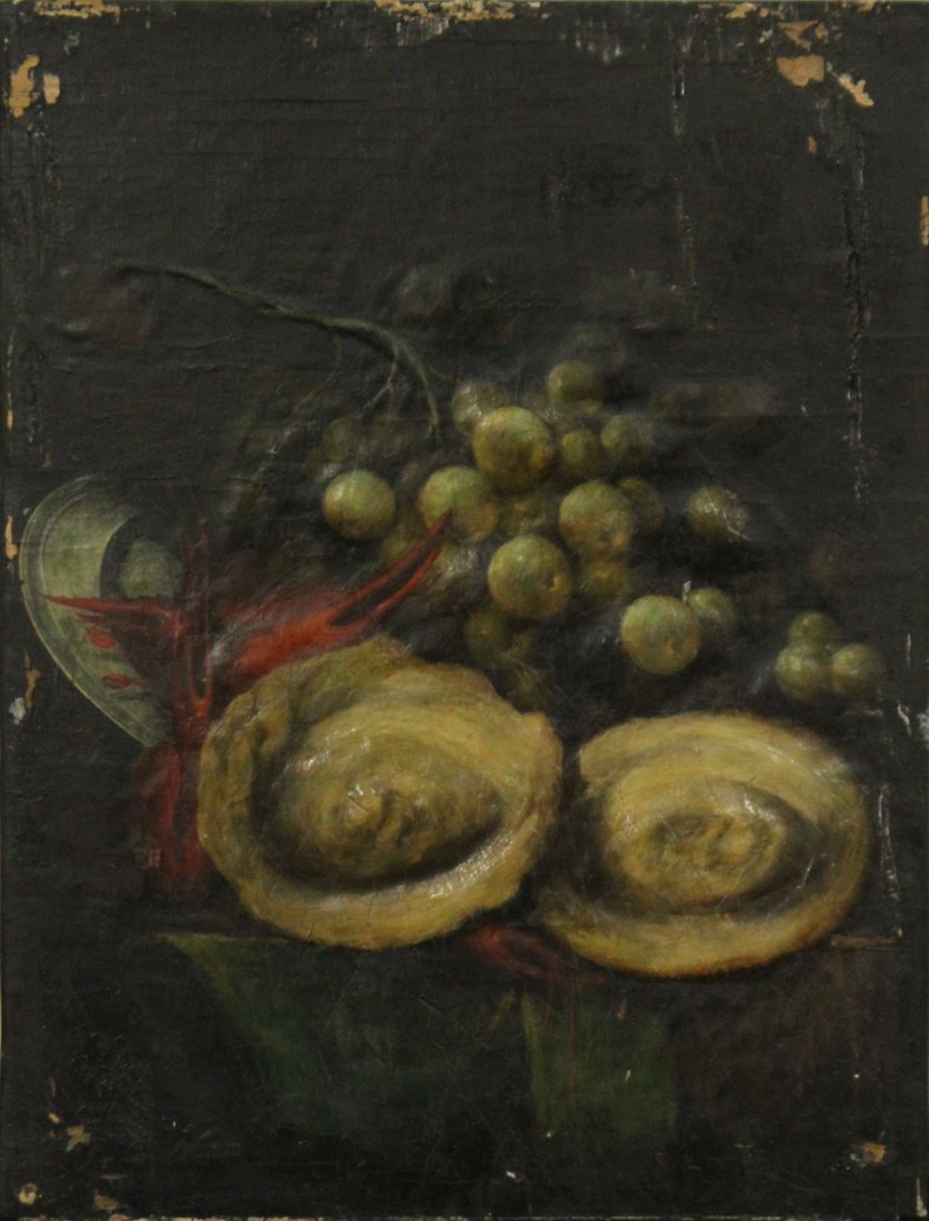 EDUARD VON GRUTZNER, Important 19th C. Still Life Oil/B (1 of 3)