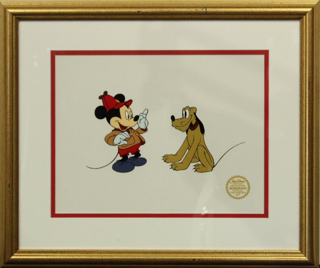 MICKEY MOUSE & PLUTO, Limited Edition Serigraph (1 of 2)