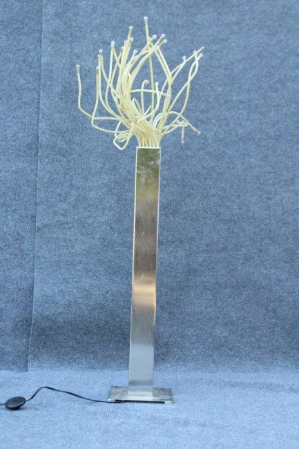 RETRO Designer Polished Aluminum Floor Lamp Branch Lite (1 of 3)