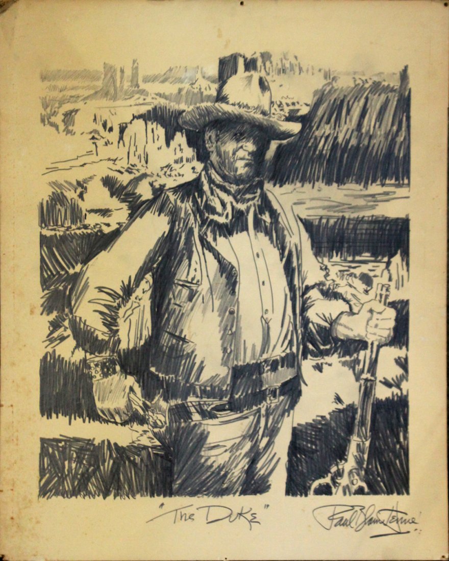 PAUL BLAINE HENRIE Original ILLUSTRATION ART - THE DUKE (1 of 5)