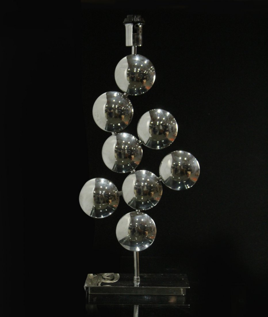 Modern Design Chrome Multi Circles Table Lamp (1 of 5)