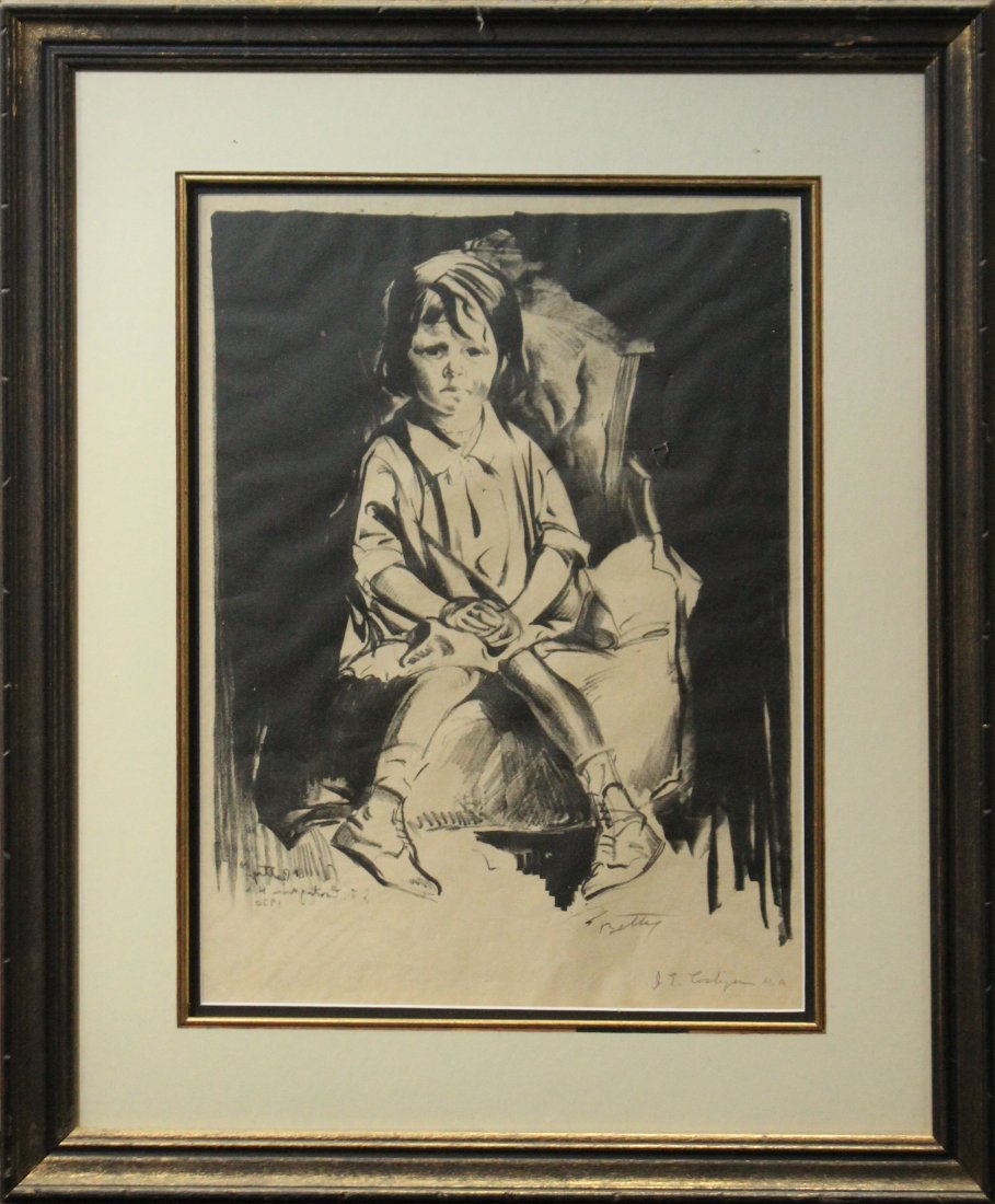JOHN COSTIGAN  (1888 - 1972) BETTY Signed Etching. (1 of 3)