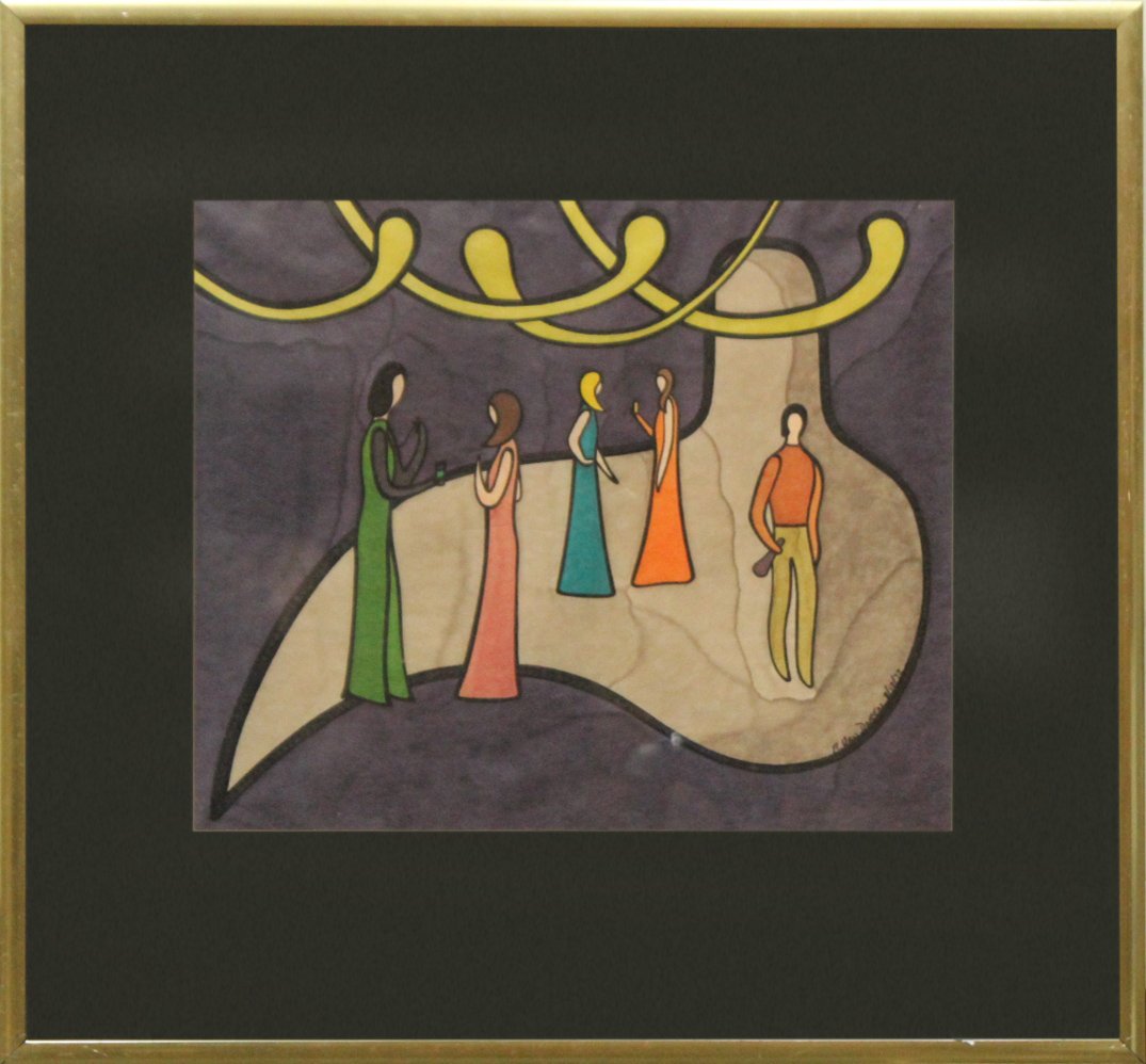 RAYMOND VAN DOREN 1906 - 1991 Mid-Century CONVERSATIONS (1 of 5)