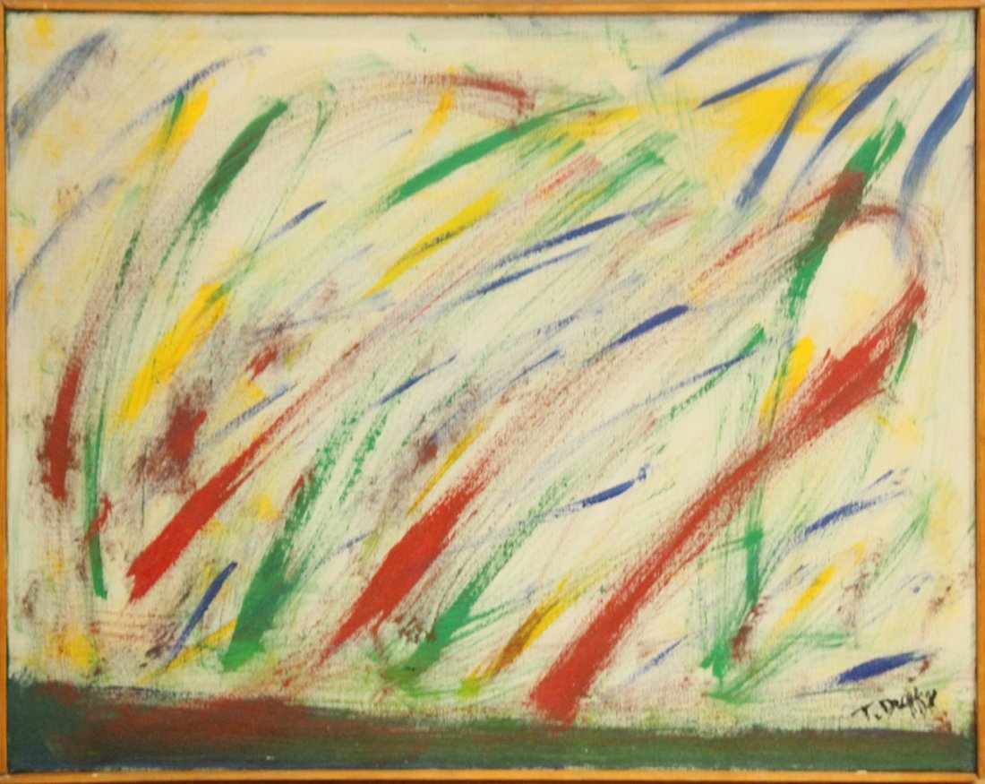 THOMAS G DUFFY 1924-1992, Listed, ABSTRACT OIL/C (1 of 5)