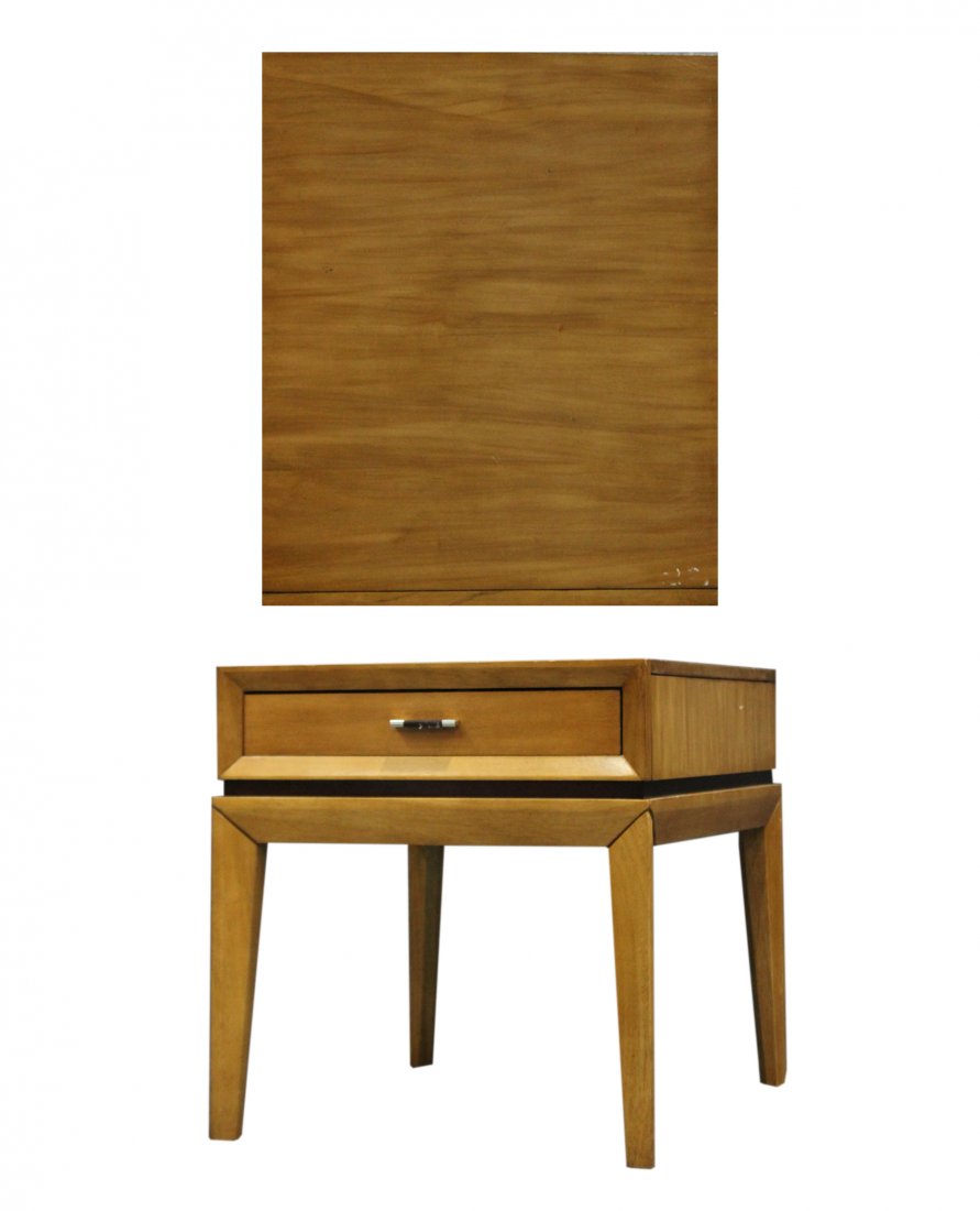 Mid-Century Modern ONE DRAWER BED STAND - CLEAN (1 of 4)