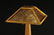 LEVENGER Arts& Crafts MISSION OAK TABLE LAMP MICA PANEL - 2